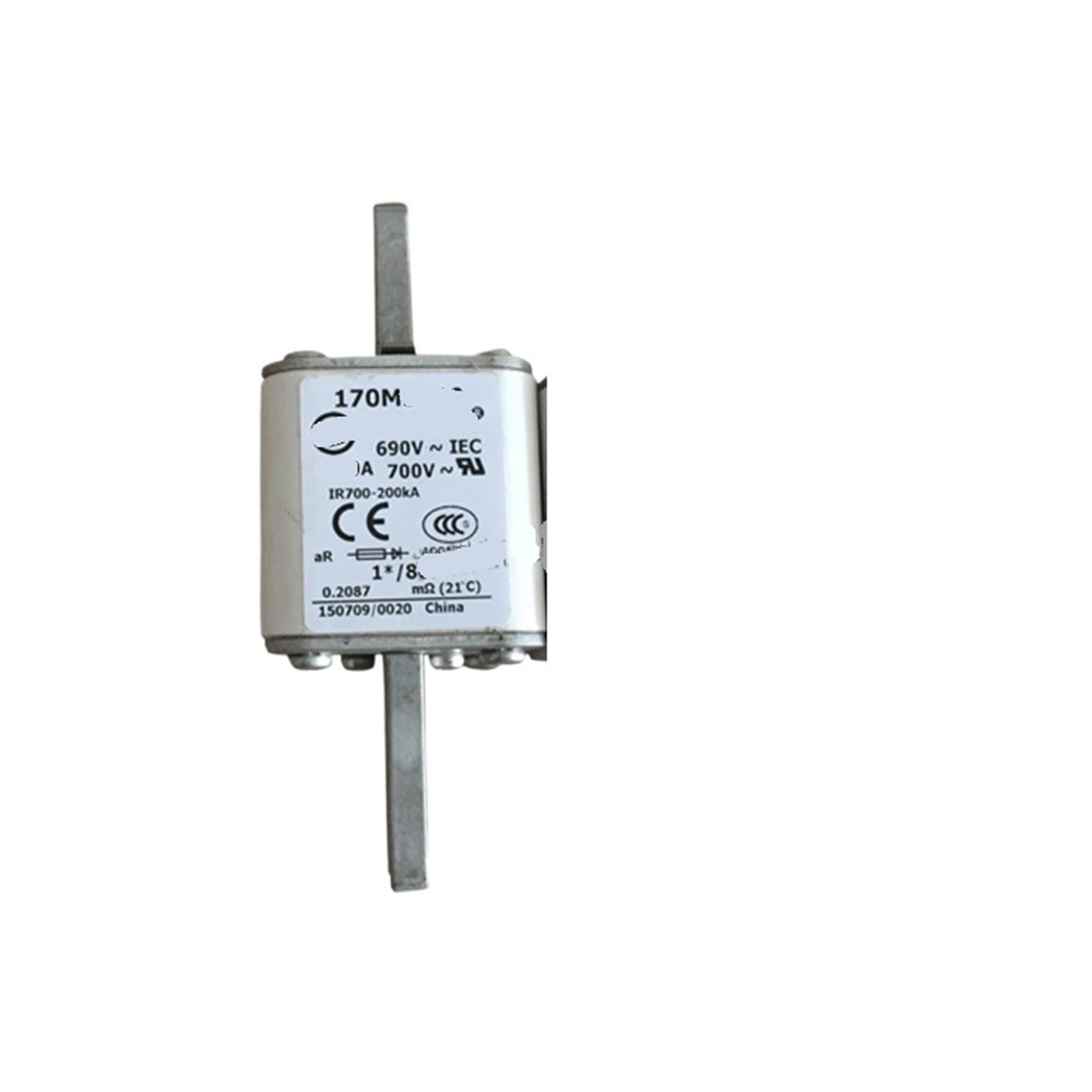 Fusible rapide 690v 170M3062 protege vos semi-conducteurs contre les surtensions destructrices
