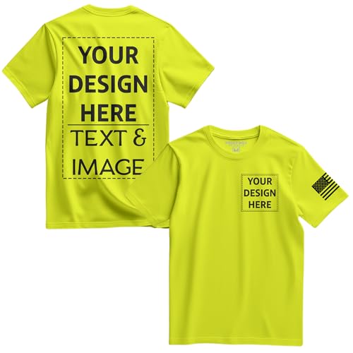 Custom Shirts for Men, Custom Shirt Unisex Fit Mens & Womens, Customized Tshirt Design Your Own Black4