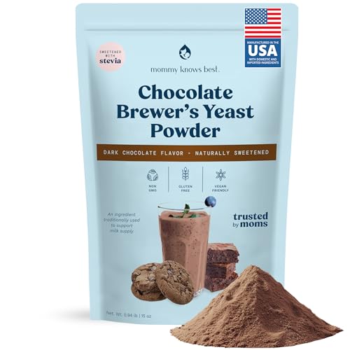Brewers Yeast Powder for Lactation Cookies for Breastfeeding - Lactation Supplement for Increased Breast Milk - Nutritional Yeast for Lactation Support - Breastmilk Supplement for Women - Easy to Bake
