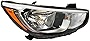 AutoModed Front Aftermarket Headlamp Headlight Assembly w/o Projector Beam Replaces 921021R710 HY2503192 Compatible with 2015 2016 2017 Accent | Right Passenger 1pc | by AutoModed