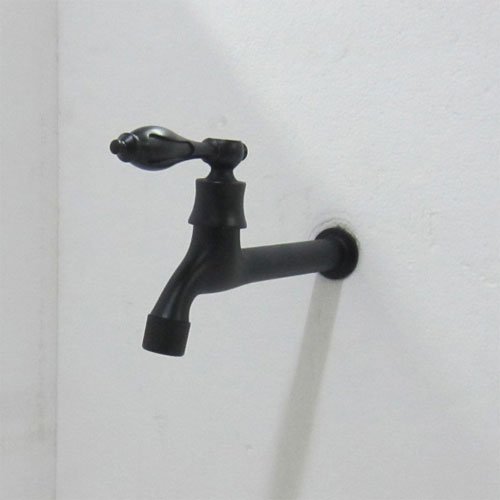 Amazon | 洗面水栓 蛇口 水栓金具 壁付用単水栓 シングルレバー