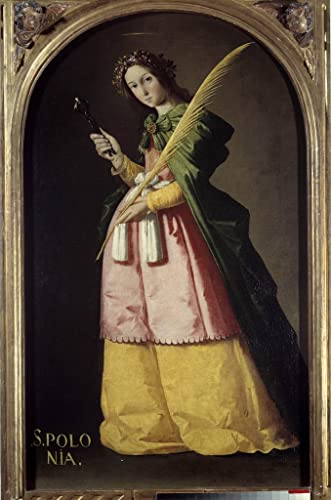 Impression d'affiches Zurbaran | Toile portrait de Saint 60x90cm