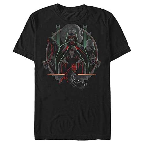 T-Shirt Homme Star Wars Seigneur de la Sith en coton noir