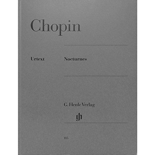 Nocturnes für Klavier - Frederic Chopin - Urtext Ausgabe - HN185 - ISMN: 9790201801858