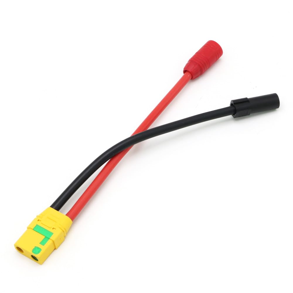 Amass EC5 /XT60 /XT90S Buchse auf XT150 / AS150 Stecker/Buchse Adapterstecker 10AWG 15CM Kabel for Rc Batterie Rc Drone(XT90S to AS150)