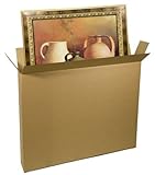 EcoBox 52 x 8 x 60 Inches Corrugated Shipping/Moving Box Carton for Art Picture and Mirror (E2650)