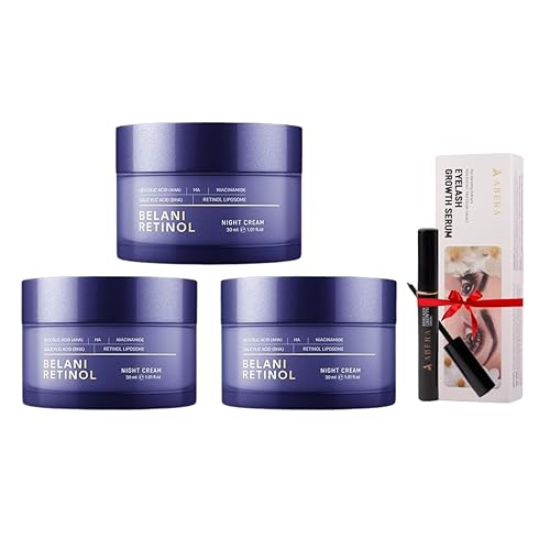 ABERA BELANI Retinol Night Cream For Women, Dark Spot Remover, Melasma Treatment, Reduce Fine Lines,...