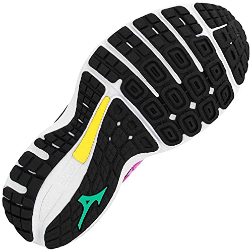 Tênis Mizuno Wave Sky 4 Feminino 4145524-3926, Cor: Rosa/preto, Tamanho: 36