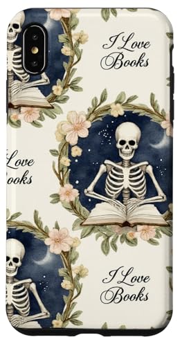 I Love Books Quiet Reader Book Lover Bookworm ���w �X�}�z�P�[�X iPhone XS Max �p