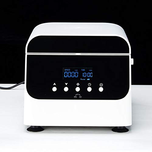 Lab PRP Centrifuge Machine, DEJUN 4 x 100ml Lab Benchtop Centrifuges 4000rpm Laboratory Low Speed Centrifugal Machine Aluminum Alloy Rotor with 0-99min Timer and LCD Display 110V