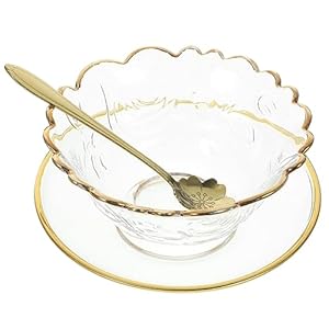 Dessert cups,glass dessert bowls,1 Set Phnom Penh Soup Bowl Large Salad Bowl Dessert Cups Fruit Cup Serving Bowl Cake Baking Bowl Appetizers