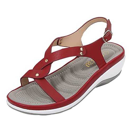 Sandales hautes pour femme à talon solide noir taille 40 pour marche et danse
