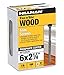 The Hillman Group 47314 6 x 2-1/4-Inch Trim Screw Sharp Point Square Drive