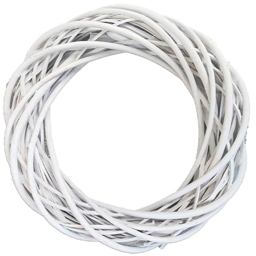 Grapevine Wreath, Forma de Corona de Mimbre de 12 Pulgadas, Navidad, Vacaciones, Boda, Fiesta, decoración del hogar Grapevine, Forma, Mimbre, Marco, Base.