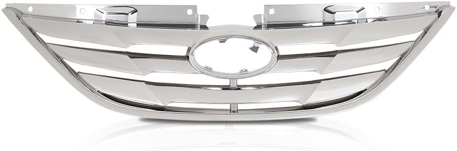 PIT66 Parrilla delantera cromada compatible con Sonata 2011 2012 2013 HY1200154 863503S100