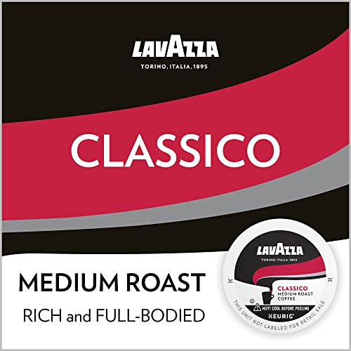 Image of Lavazza SingleServe Coffee KCups for Keurig Brewer, Classico, 160 Count, (Pack of 4)