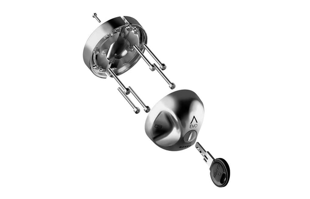 DAKEN Saturn Evo Simple - 1 Serrure Antivol Robuste pour Véhicules DAKEN Saturn Evo Simple - 1 Serrure Antivol Robuste pour Véhicules