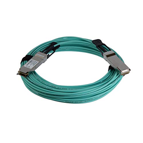 Image of StarTech.com MSA Uncoded Compatible 30m /98.4ft 40G QSFP+ to QSFP+ AOC Cable - 40 GbE QSFP+ Active Optical Fiber - 40 Gbps QSFP Plus /Transceiver Module Cable (QSFP40GAO30M)