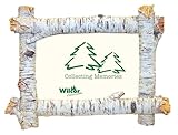 Rustic Birch Wood Log 4x6 Photo Frame (Horizontal)