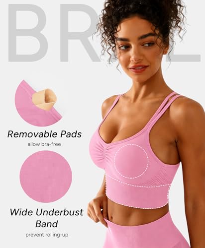 Image of BRXL Sports Bras for Women Crisscross Back Workout Gym Sport Bra