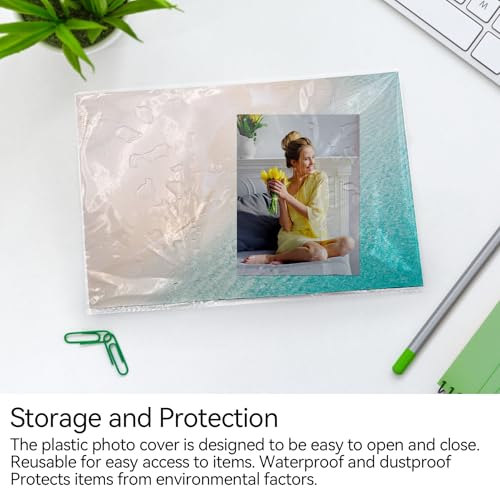 100 peças de protetores de revistas para colecionadores 23,5 x 29 cm, mangas de plástico transparent