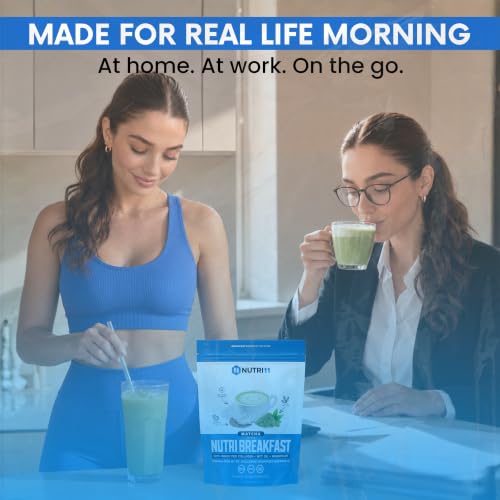 Image of Nutri11 NutriBreakfast by Nutrillermo /Keto Protein Collagen Powder with MCT Oil /MCT Oil with Collagen /Keto Collagen Peptides Powder with Grass-Fed Bovine Collagen Type I & III