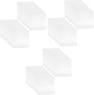 Homoyoyo 75 Unidades De Bolsa De Proteção De Discos Protetores De Manga Com Revestimento Transparente Mangas De Discos Externas De Discos De Vinil Capas De Álbuns De Vinil Mangas De Vinil