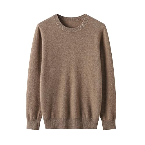 Cashmere Sweater Men's Knitting 100% Merino Wool Autumn and Winter Round Neck Top Autumn Warm Pullover2