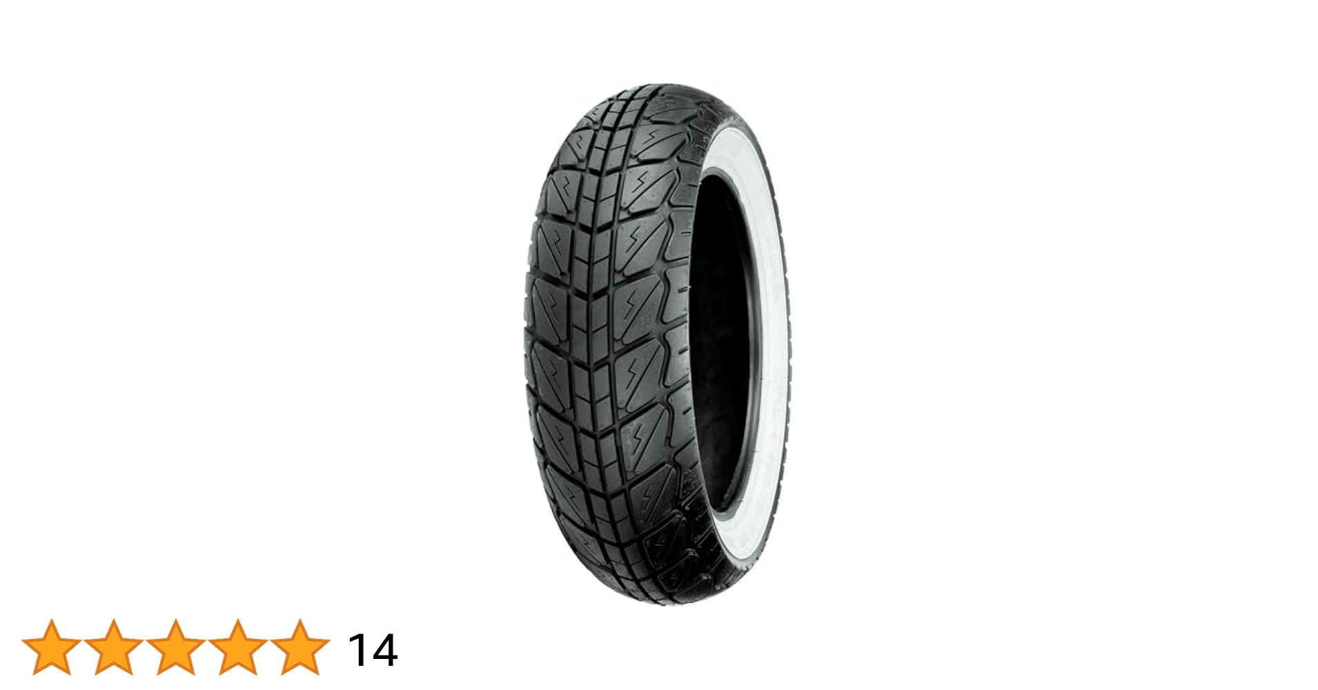 フュージョン　初期型　鉄チン ホワイトリボン SHINKO 110/70-12 フュージョン 初期型 鉄チン ホワイトリボン SHINKO 110/70-12