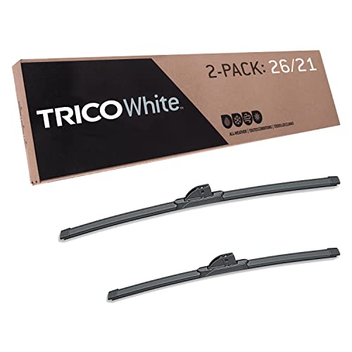 TRICO White 26' + 21' Extreme Weather Premium Winter Automotive Replacement Windshield Wiper Blades...