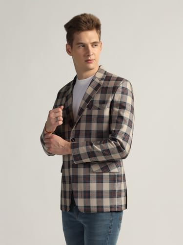 Image of TAHVO Tweed Blazer for Men - Formal & Casual Winter Wear Blazer