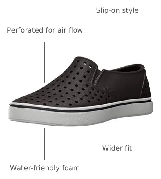 Image of Native Shoes Unisex Kids Miles Slip-On Sneaker
