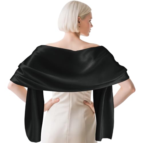 Silky Chiffon Shawls Wraps Soft Wedding Bridal Scarve for Women Evening Dresses