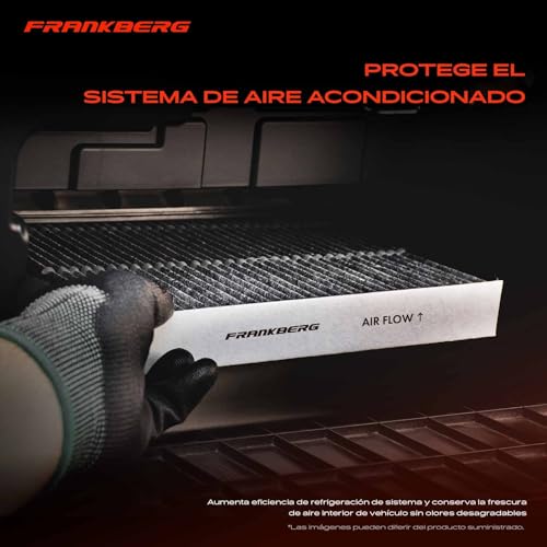 Filtro de aire de cabina Frankberg para Peugeot 3008 y 5008 II, pack de 4 unidades 3