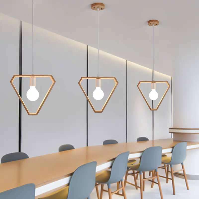 TECNOLUX EURO Lampada A Sospensione In Legno Rosca - E27, Diametro 25 Cm, Colore Naturale, Cavo Regolabile 100 Cm - Per Sala Studio, Camera Da Letto, Cucina