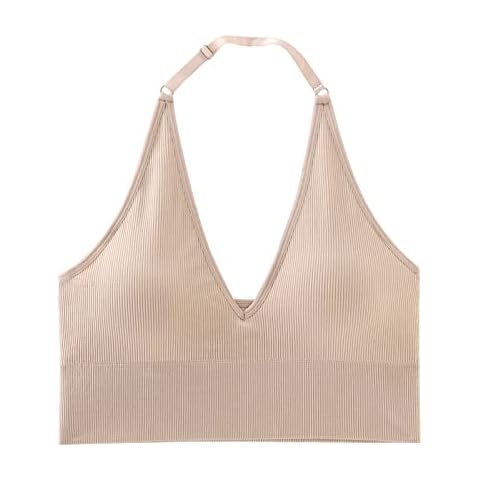 INIBUD Seamless Halter Bralette for Women Cover