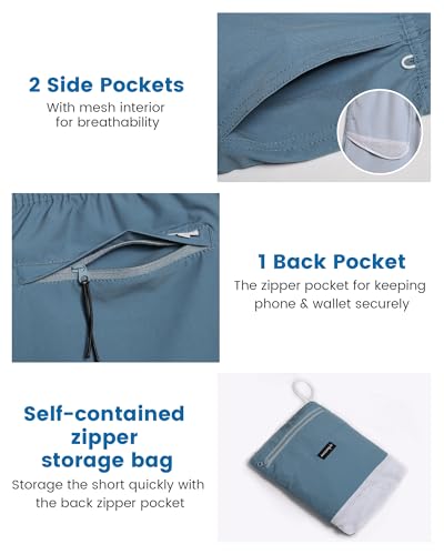 maamgic Workout Shorts for Men 5 Inch Gym Running Shorts Mens Stretch Quick Dry Athletic Shorts with Pockets3