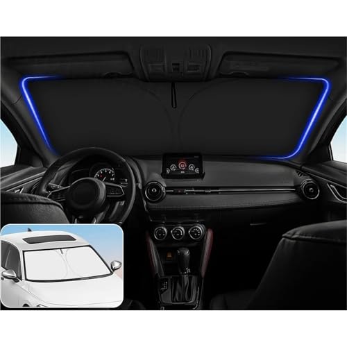 Pare soleil pour A6 A7 A8 Q3 A5 couverture pare brise protection UV auto - 2