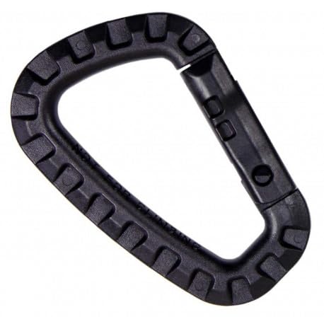 Mil-Tec Tactical ABS Carabiner (Black)