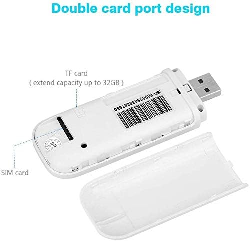 Technobebe shop Chiavetta Internet 4g LTE WiFi 150 mbps Bianca con Slot sim e Memory Card