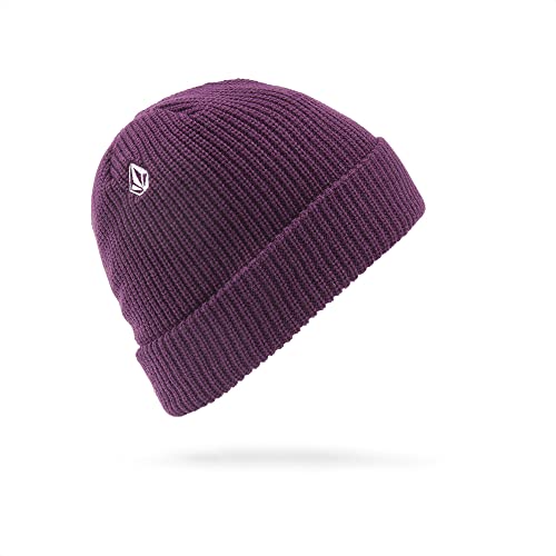 [ヴォルコム] ユニセックス 定番 ニットキャップ (ベーシック) [ D5832202 / FULL STONE BEANIE ] 帽子 おしゃれ MUL_マルベリー O/S