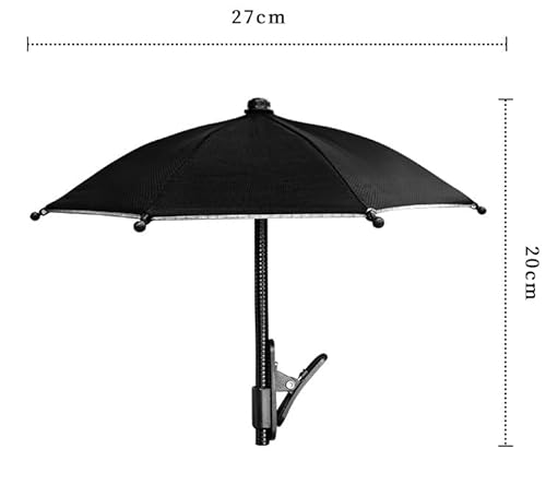 image for SHENSENCHAO Mobile phone umbrella - outdoor phone sunshade clip type, 