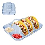 Photo Gallery ycezw piatto porta taco, supporto in silicone per tacos con divisori, piatti da portata riutilizzabili da bar con lati di immersione, forniture per feste per picnic, campeggio, martedì, casa cucina Photo Gallery ycezw piatto porta taco, supporto in silicone per tacos con divisori, piatti da portata riutilizzabili da bar con lati di immersione, forniture per feste per picnic, campeggio, martedì, casa cucina