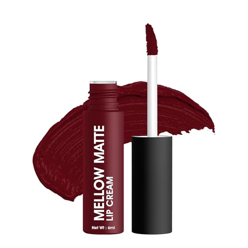 Image of Colors Queen Mellow Matte Lip Cream, Long Wear Liquid Matte Lipstick, Velvety Soft Finish, Weightless Formula, Long Lasting Lipstick for Women (12 - Stay the Night)