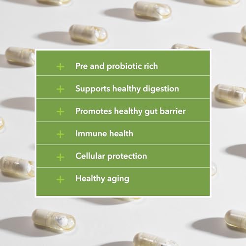 Image of Prolon L-Biome, 100% Vegan Fasting Prebiotics & Probiotics for Women & Men Digestive Health, Microbiome Supplement for Healthy Gut, 60 Capsules