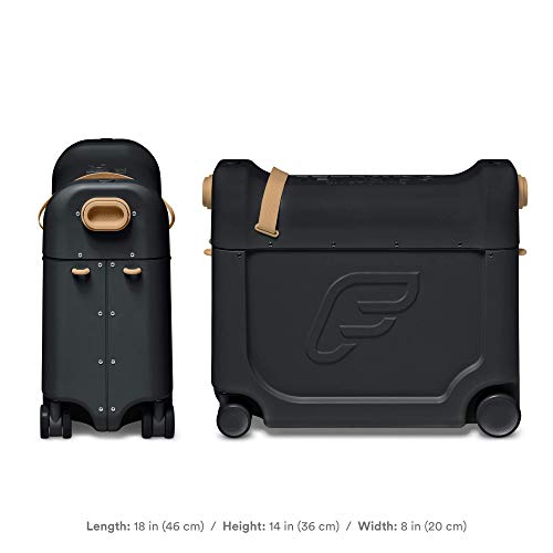 Jetkids By Stokke Bedbox, Lunar Eclipse - Kid's Ride-On Suitcase & In-Flight Bed - Help Your Child Relax & Sleep On The Plane - Approved By Many Airlines - Best For Ages 3-7 #TOP4