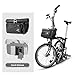 Rhinowalk Bike Handlebar Bag for Brompton Folding Bike Quick Release Bicycle Front Bag with Shoulder Strap Rain Cover for Urban Cycling