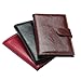 Leather Passport Holder PU Fashion Book Buckle Hand-held Bag Travel Cover Secure Compact Design(Coffee)