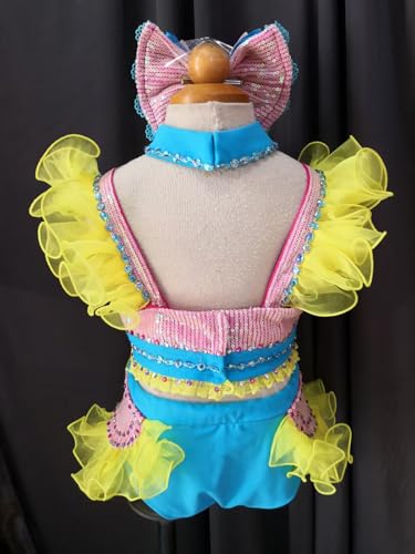 Image of Jenniferwu Two-Pieces Girls Swimsuit Beauty Toddler Swimwear Pageant Bikini Set