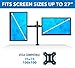 Mount-It! Dual Monitor Mount | Double Monitor Desk Stand | Two Heavy Duty Full Motion Adjustable Arms Fit 2 Computer Screens 17 19 20 21 22 24 27 Inch | VESA 75 100 | C-Clamp and Grommet Base